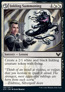 Inkling Summoning⁣ - Strixhaven: School of Mages⁣ (Common)⁣ [195]