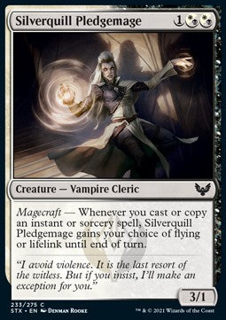 Silverquill Pledgemage⁣ - Strixhaven: School of Mages⁣ (Common)⁣ [233]