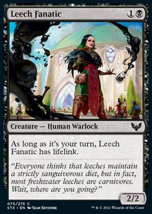 Leech Fanatic⁣ - Strixhaven: School of Mages⁣ (Common)⁣ [75]