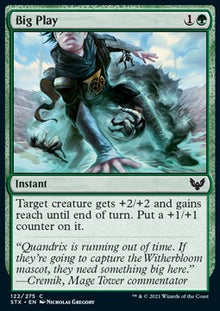 Big Play⁣ - Strixhaven: School of Mages⁣ (Common)⁣ [122]