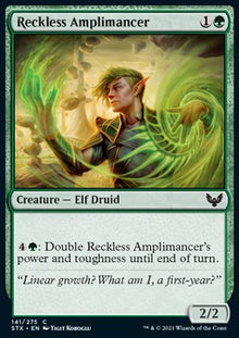 Reckless Amplimancer⁣ - Strixhaven: School of Mages⁣ (Common)⁣ [141]