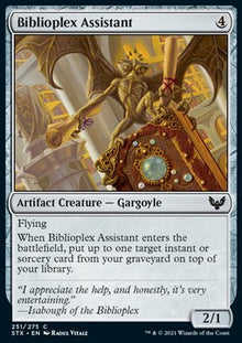 Biblioplex Assistant⁣ - Strixhaven: School of Mages⁣ (Common)⁣ [251]