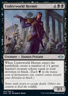 Underworld Hermit⁣ - Modern Horizons 2⁣ (Uncommon)⁣ [105]