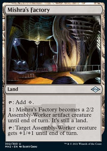 Mishra's Factory (V.1)⁣ - Modern Horizons 2⁣ (Uncommon)⁣ [302]