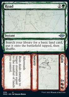 Road // Ruin⁣ - Modern Horizons 2: Extras⁣ (Uncommon)⁣ [376]