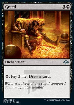 Greed (V.1)⁣ - Modern Horizons 2⁣ (Uncommon)⁣ [274]