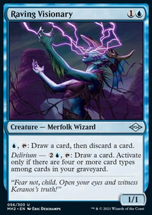 Raving Visionary⁣ - Modern Horizons 2⁣ (Uncommon)⁣ [56]