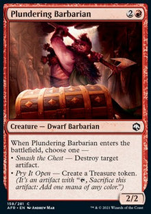 Plundering Barbarian⁣ - Adventures in the Forgotten Realms⁣ (Common)⁣ [158]