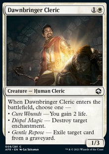 Dawnbringer Cleric⁣ - Adventures in the Forgotten Realms⁣ (Common)⁣ [9]