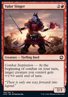 Valor Singer⁣ - Adventures in the Forgotten Realms⁣ (Common)⁣ [165]