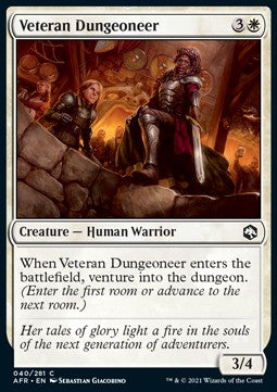 Veteran Dungeoneer⁣ - Adventures in the Forgotten Realms⁣ (Common)⁣ [40]