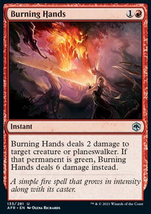 Burning Hands⁣ - Adventures in the Forgotten Realms⁣ (Uncommon)⁣ [135]