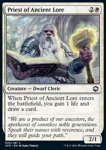Priest of Ancient Lore⁣ - Adventures in the Forgotten Realms⁣ (Common)⁣ [35]