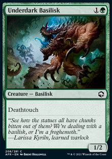 Underdark Basilisk⁣ - Adventures in the Forgotten Realms⁣ (Common)⁣ [208]