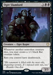 Ogre Slumlord⁣ - Commander: Adventures in the Forgotten Realms⁣ (Rare)⁣ [104]