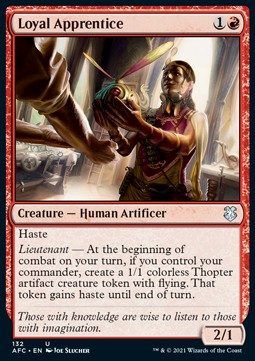 Loyal Apprentice⁣ - Commander: Adventures in the Forgotten Realms⁣ (Uncommon)⁣ [132]