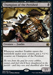 Champion of the Perished⁣ - Innistrad: Midnight Hunt⁣ (Rare)⁣ [91]