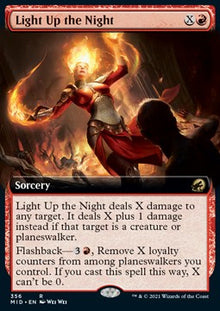 Light Up the Night⁣ - Innistrad: Midnight Hunt: Extras⁣ (Rare)⁣ [356]