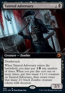 Tainted Adversary⁣ - Innistrad: Midnight Hunt: Extras⁣ (Mythic)⁣ [350]