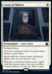 Curse of Silence⁣ - Innistrad: Midnight Hunt⁣ (Rare)⁣ [15]