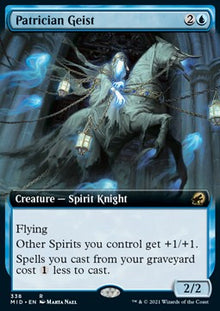 Patrician Geist⁣ - Innistrad: Midnight Hunt: Extras⁣ (Rare)⁣ [338]