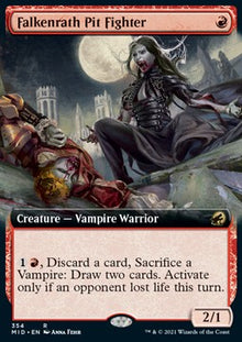 Falkenrath Pit Fighter⁣ - Innistrad: Midnight Hunt: Extras⁣ (Rare)⁣ [354]