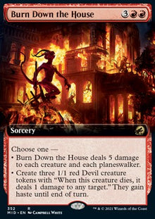 Burn Down the House⁣ - Innistrad: Midnight Hunt: Extras⁣ (Rare)⁣ [352]