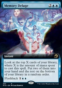 Memory Deluge⁣ - Innistrad: Midnight Hunt: Extras⁣ (Rare)⁣ [337]