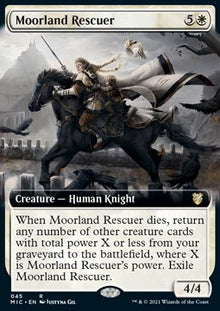 Moorland Rescuer (V.2)⁣ - Commander: Innistrad: Midnight Hunt⁣ (Rare)⁣ [45]