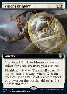 Visions of Glory (V.2)⁣ - Commander: Innistrad: Midnight Hunt⁣ (Rare)⁣ [70]