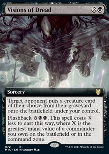 Visions of Dread (V.2)⁣ - Commander: Innistrad: Midnight Hunt⁣ (Rare)⁣ [72]
