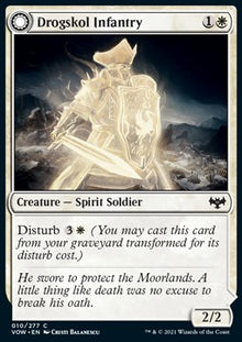 Drogskol Infantry // Drogskol Armaments⁣ - Innistrad: Crimson Vow⁣ (Common)⁣ [10]