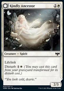 Kindly Ancestor // Ancestor's Embrace⁣ - Innistrad: Crimson Vow⁣ (Common)⁣ [22]