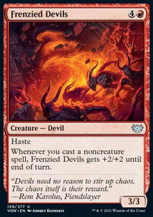 Frenzied Devils⁣ - Innistrad: Crimson Vow⁣ (Uncommon)⁣ [159]