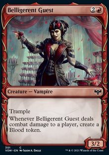 Belligerent Guest⁣ - Innistrad: Crimson Vow: Extras⁣ (Common)⁣ [301]