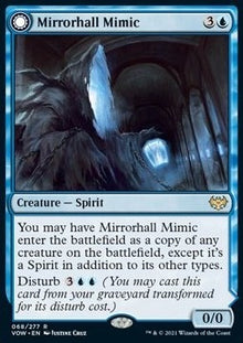 Mirrorhall Mimic // Ghastly Mimicry⁣ - Innistrad: Crimson Vow⁣ (Rare)⁣ [68]
