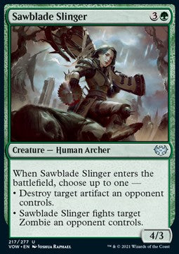 Sawblade Slinger⁣ - Innistrad: Crimson Vow⁣ (Uncommon)⁣ [217]