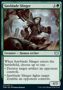 Sawblade Slinger⁣ - Innistrad: Crimson Vow⁣ (Uncommon)⁣ [217]