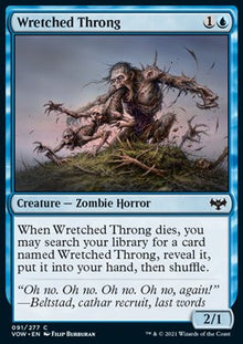 Wretched Throng⁣ - Innistrad: Crimson Vow⁣ (Common)⁣ [91]
