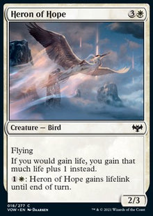 Heron of Hope⁣ - Innistrad: Crimson Vow⁣ (Common)⁣ [18]