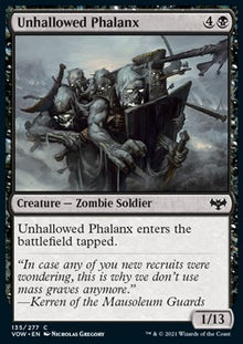 Unhallowed Phalanx⁣ - Innistrad: Crimson Vow⁣ (Common)⁣ [135]