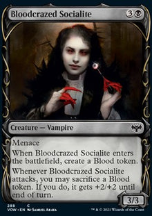 Bloodcrazed Socialite⁣ - Innistrad: Crimson Vow: Extras⁣ (Common)⁣ [288]