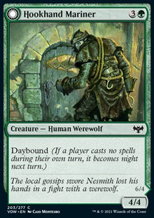 Hookhand Mariner // Riphook Raider⁣ - Innistrad: Crimson Vow⁣ (Common)⁣ [203]