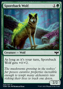 Sporeback Wolf⁣ - Innistrad: Crimson Vow⁣ (Common)⁣ [223]