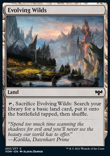 Evolving Wilds⁣ - Innistrad: Crimson Vow⁣ (Common)⁣ [263]