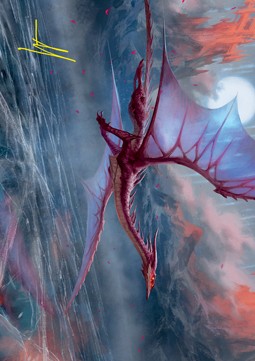 Art Series: Manaform Hellkite (V.2) - Innistrad: Crimson Vow: Extras (Tip Card) [XVOW-A46]