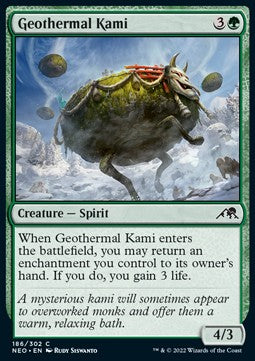 Geothermal Kami⁣ - Kamigawa: Neon Dynasty⁣ (Common)⁣ [186]