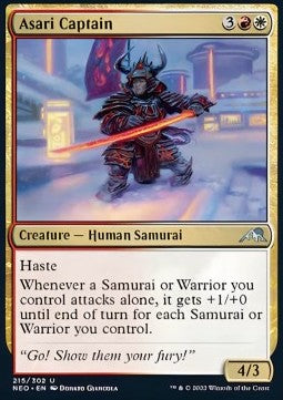 Asari Captain⁣ - Kamigawa: Neon Dynasty⁣ (Uncommon)⁣ [215]