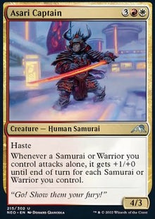 Asari Captain⁣ - Kamigawa: Neon Dynasty⁣ (Uncommon)⁣ [215]