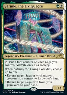 Satsuki, the Living Lore⁣ - Kamigawa: Neon Dynasty⁣ (Rare)⁣ [235]